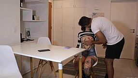 I spy husband fucking friend pussy muff diving cuckold