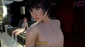 Милая чикбой трахает крошечную 18+ жопу милого парня в 3D фута-анимации!