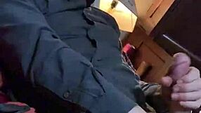 Stroking massive hard cock slowly for Bianca.