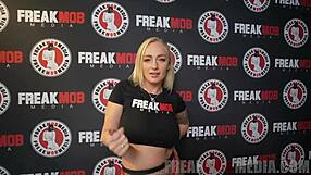 Two Big Dicks Take Turns On Elana Bunnz