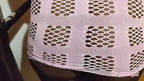 i feel the intense pleasure of interracial sex with ebony client in lingerie