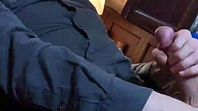 Stroking massive hard cock slowly for Bianca.