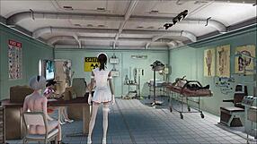 Strip Nurse Rips Clothes In Hospital Teasing Patient!