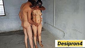 Wife enjoys threesome with husband and friend at home