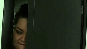 Alexxxtreme masturbates at home neighbor spies and enters