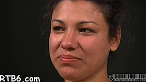 Knob T Slams into Beauty's Tight Shaved Pussy