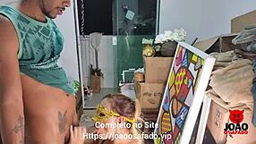 Latina milf with small tits craves neighbor's monster cock for creampie sex.