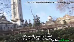 Discovered on the web as Chloe Lacourt, steamy public pickups, hardcore action