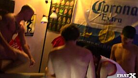 rough gangbang with monster cocks during pledge induction