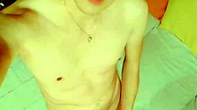 flaco vergon masturbating big cock