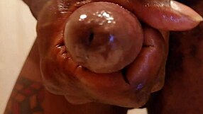 hallelujah johnson, is that lubricant making your big black cock cum?