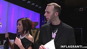 Amateurs subtly sucking and fucking at the swingers party.