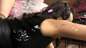 Mega orgy with latina girls