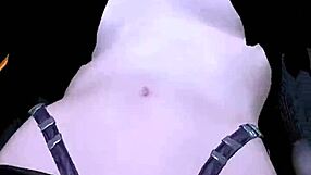 Cute Vam3D HMV Girl Rides Big Cock with Her Stunning Big Tits