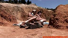 Bareback Latin Amateur Outdoor Butt Fuck