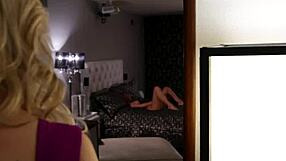 Hot brunette teen scissoring with her dyke stepmom!