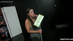 yo, check abigail mac getting wild behind the scenes!