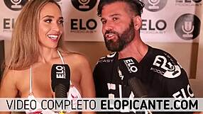 briana moon flaunts her hot ass in elo podcast's spicy room. come see her tease in that tight outfit!