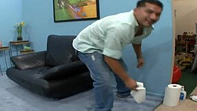 Instead training ebony hottie copulates with white friend