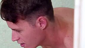 busty masseuse slides over a hard cock during nuru massage