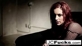 Jayden's big tits and ass on display while she makes herself cum hard