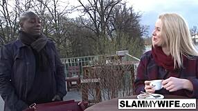 Blonde Slut Takes Huge Black Dick In Her Ass