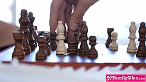 Latina stepsister scarlett alexis fucks stepbros friend in threesome