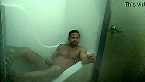 Old man enjoys golden shower experience