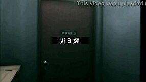 Cute Asian girl enjoys doggystyle group sex with big cocks at the book store