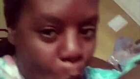 Blacked while driving: Sloppy blowjob scene