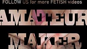 pov skinny girl rubbing cock on her tight pussy, big ass in lingerie 😏