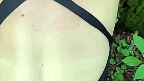 the hike in the forest ended with intimate moments