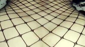 sexwife cheats with husband's friend in stockings anal