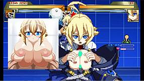 Mugen Brian Vs Es in Animated Game Fight