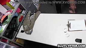 Asian shoplifter Asia Lee steals, then takes officer's big cock offer 😏