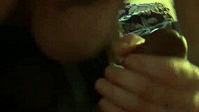 ginger feels so much love for big black cock in her throat