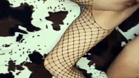 sexwife cheats with husband's friend in stockings anal