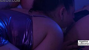 I saw the police invade the party and catch those two young latin girls orgasming