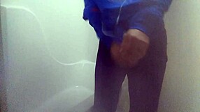 Old man enjoys golden shower experience