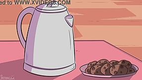 the not so mystery girl reveals her big tits and ass in this lesbian parody