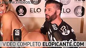 briana moon flaunts her hot ass in elo podcast's spicy room. come see her tease in that tight outfit!