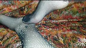 Imagine my sexy legs in heels jerking your cock with tattooed feet