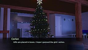 Lets play christmas adventure with blowjob and cumshot