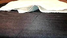 Ebony Woman Tied Down Squirts On Monster Black Cock