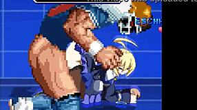 Mugen Brian Vs Es in Animated Game Fight