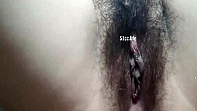 Asian female called Tiny gets kinky with her name sakes ink and toys
