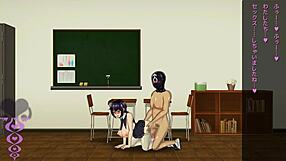 Pretty College Coed Lady Has Sex With Man In Hentai Breeding Game