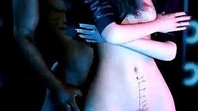 Cute Vam3D HMV Girl Rides Big Cock with Her Stunning Big Tits