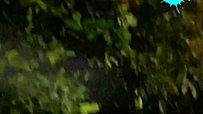 Cracky the slut fucks outdoors hard!