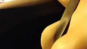 Oh wow, showing those big tits in Sao Paulo traffic!